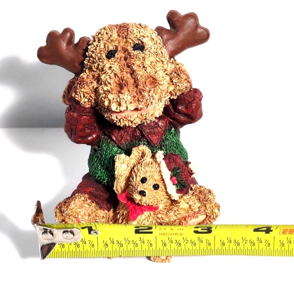 K's Collection Moose Figurine Holiday Christmas Decorations Bundle - Picture 6 of 8